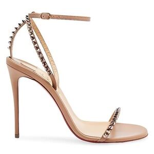Christian Louboutin Beige Studded Heels